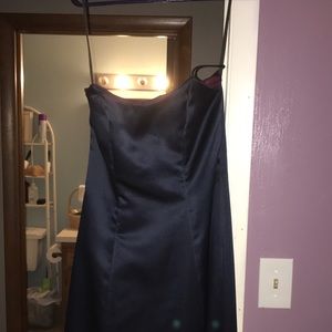 Navy ball gown